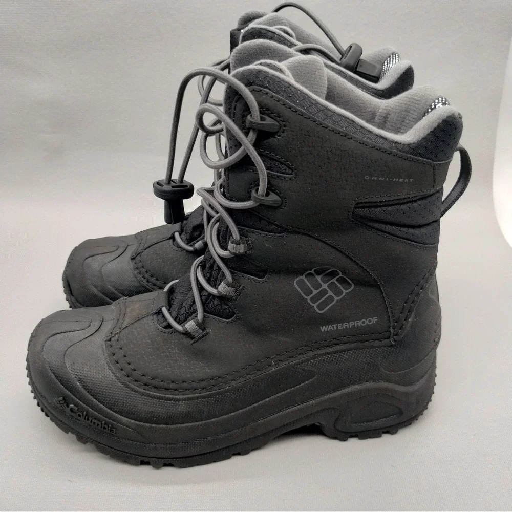 Columbia Sportswear Artic Trip Omni Heat 200 Gram Snow Boots Youth Size 6 Black